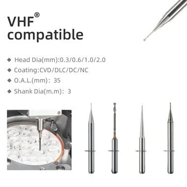Fresas dentales de circonio para VHF K1 / K2 / K4 / Z4 / S5